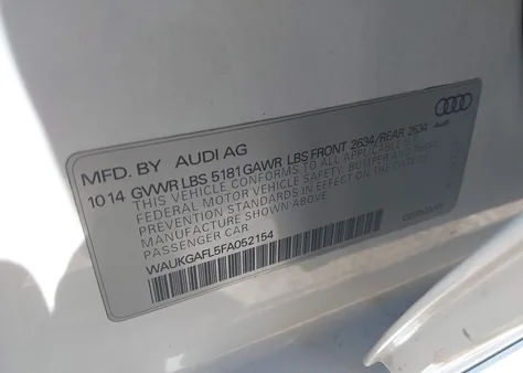 WAUKGAFL5FA052154